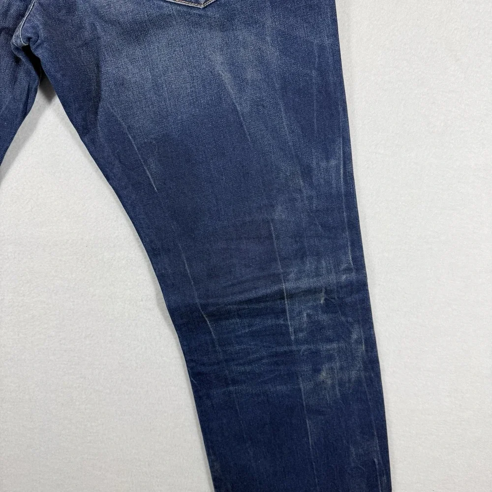 Diesel Braddom Blue Eyecons 2011/2 Distressed Repaired Jeans Mens 31x34 Italy